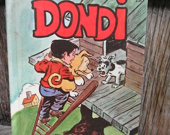 Rare First Edition Children's Book - Dondi - Wonder Book - Gus Edson