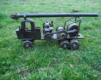 Rare Unique One of A Kind Industrial Folk Art - Ironwork Truck