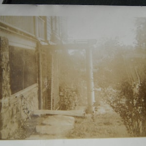 Vintage Snapshot Photo - Dark Cellar Basement