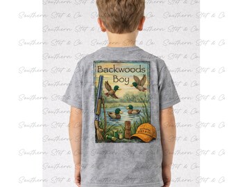 Boys duck hunting png file