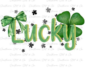 Green Lucky with Bow