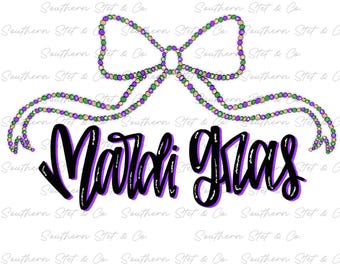 Mardi Gras Bow Design