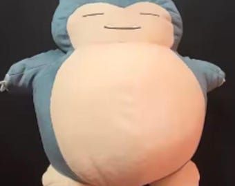 Giant Snorlax Plush Toy – Large Pokémon Stuffed Animal | Soft Sleeping Cuddle Pillow Gift 30cm