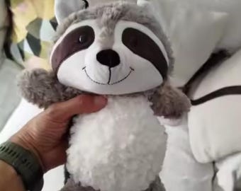 Jellycat Raccoon Plush – Soft Stuffed Animal, Nursery Decor