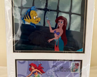 Disney Den lilla sjöjungfrun stämpelkonst och kuvert 2005 USPS specialutgåva