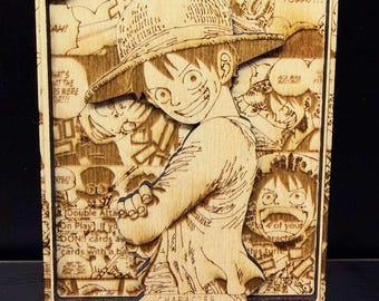 Monkey D. Luffy OP13-118 SVG – fanart uit één stuk kaartspel (digitale download)