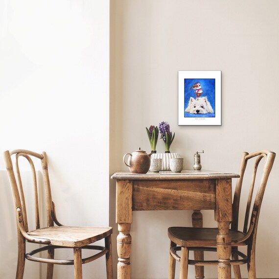 Fiddler On The Woof Sheep Incognito Print Dog Musical Print By Conni Togel