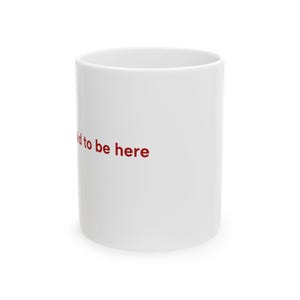 Taza de oficina divertida / Me pagan por estar aquí, taza de café sarcástica imagen 2