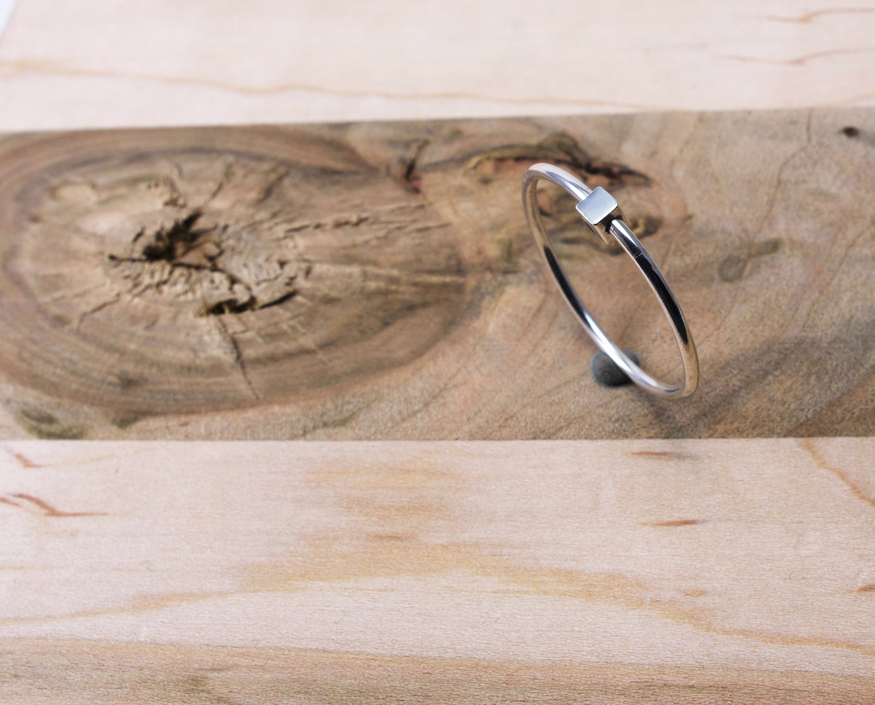 Fidget Cube Ring Stacking Playful Ring Sterling Silver Etsy Ireland