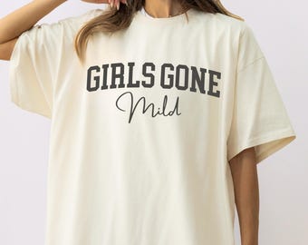 Girls Gone Mild Personalized Shirt, Custom Spa Theme Party Bachelorette Tee, Bachelorette Outfit, Bridal PJS Party Weekend Girls Night