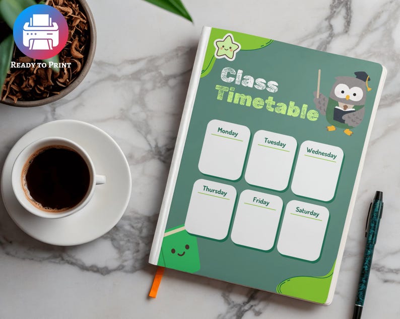 Class Timetable Templates – 5 Designs | School Schedule Planner ...
