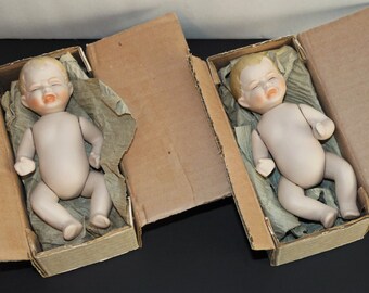twin porcelain dolls