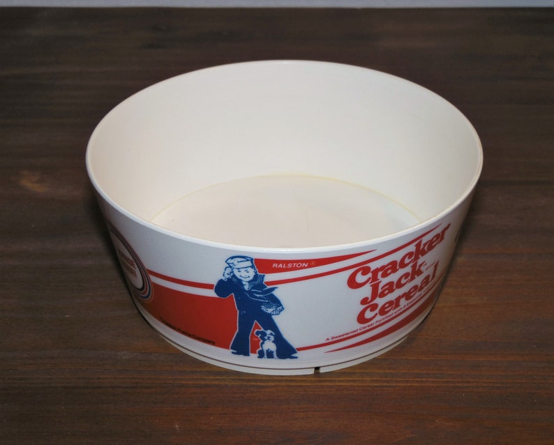 Cracker Jack Cereal Bowl vintage Ralston 1983 mail in Etsy