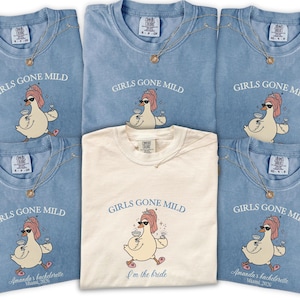 Girls Gone Mild Bachelorette Shirt, Funny Goose Bride Tee, Custom Bach Party Shirts, Bridesmaid Girls Trip Outfit Gift
