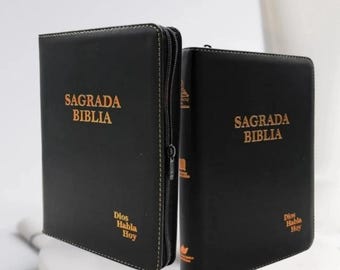 Heilige Bibel mit Verschluss, Gott spricht heute, Spanische Bibel.