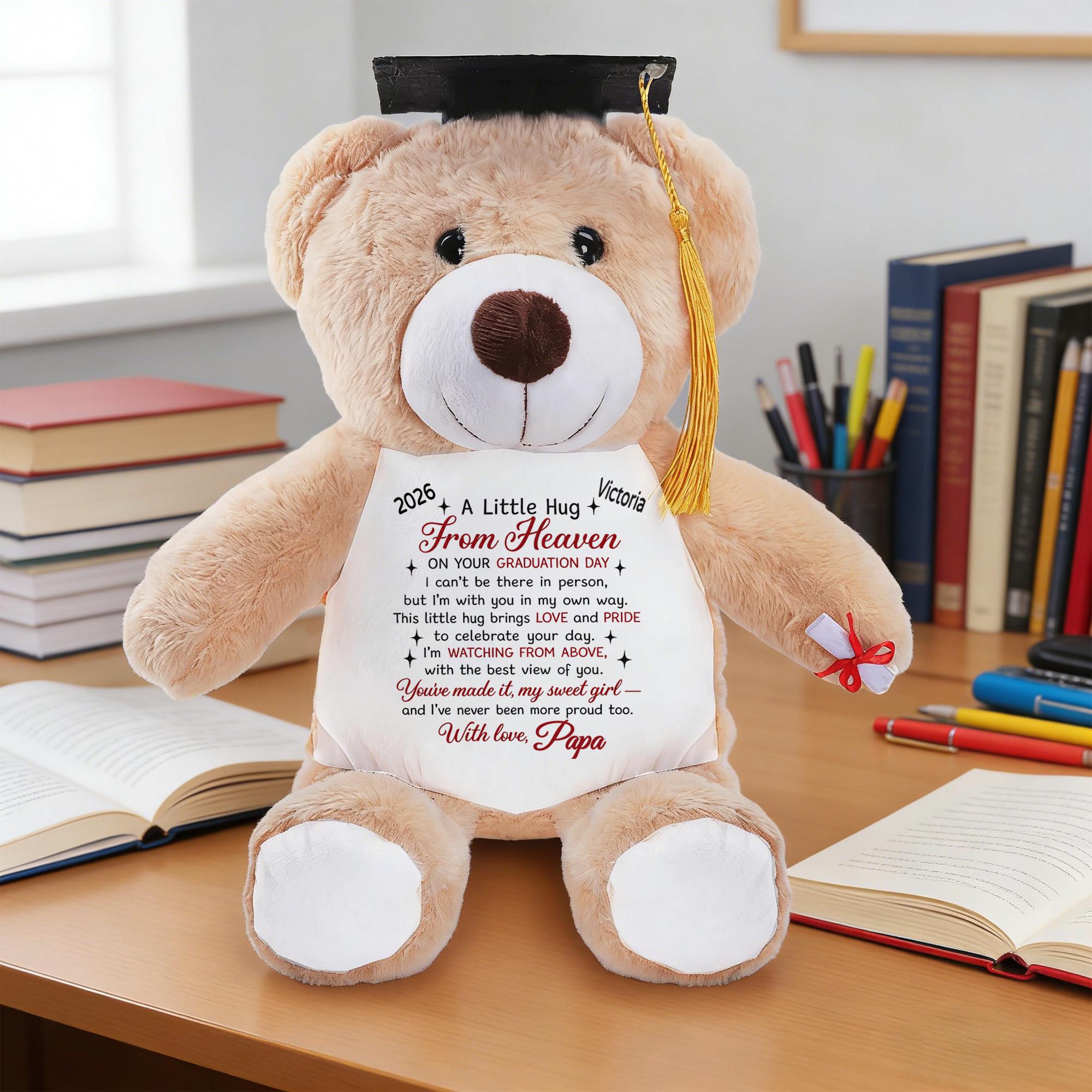 Graduation Bear 2026, Custom Teddy Bear With Message, High School Grad ...