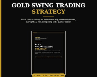Gold Swing Trading Strategy PDF | Multi-Day Plan for gold, MGC, XAUUSD