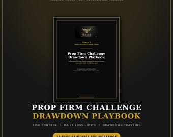 Prop Firm Challenge Workbook | Futures Trading Planner, Risk Checklists (PDF)