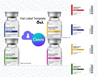 Peptide Label Template- Scientific Font (5mL)