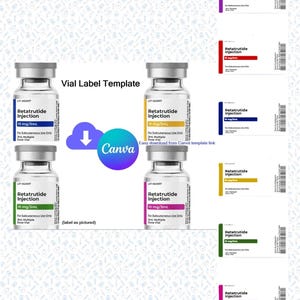 Peptide Label Template- Scientific Font (3mL)