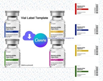 Peptide Label Template- Scientific Font (3mL)