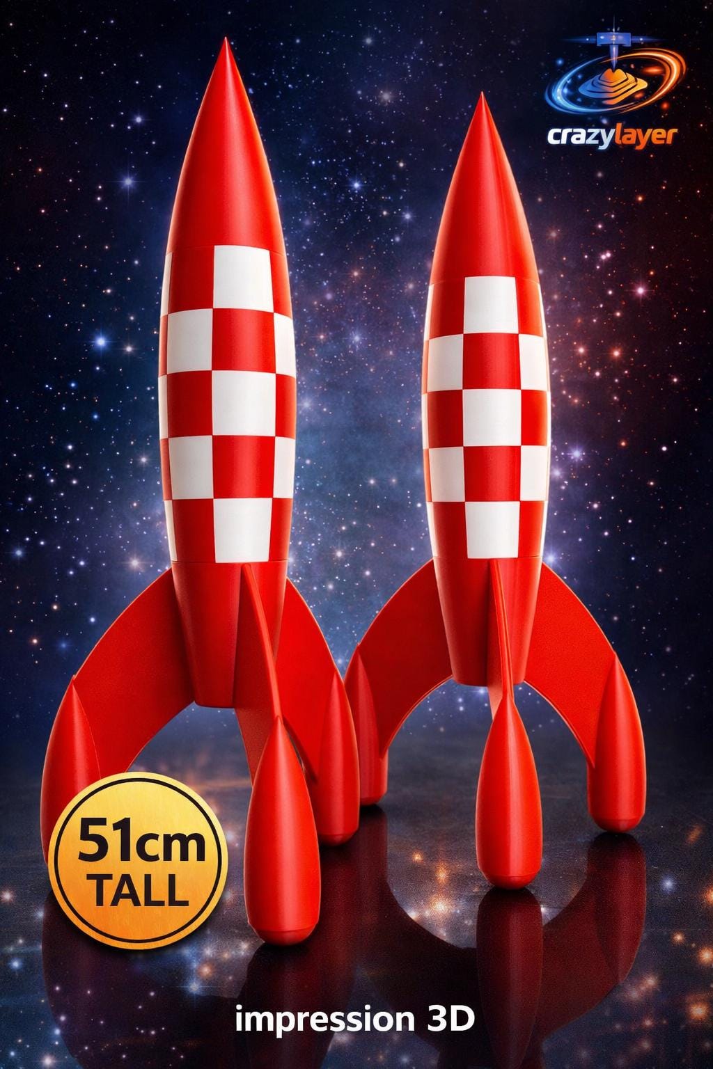 Tintin rocket - Etsy 日本