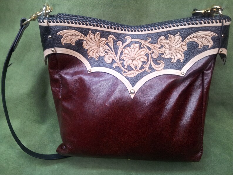 Custom Leather Purses Etsy