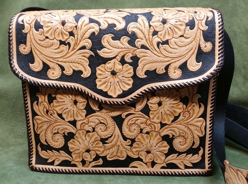 Custom Leather Purses Etsy