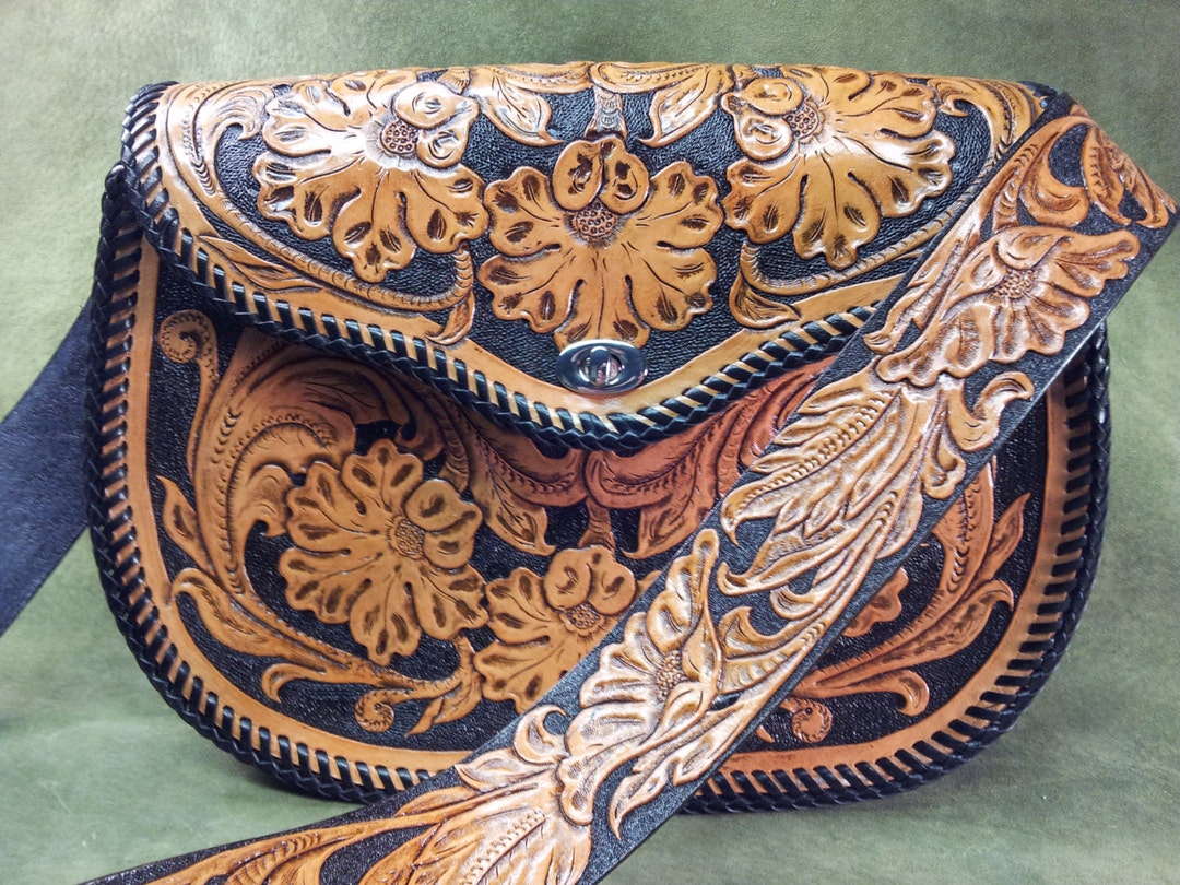 Custom Leather Purses Etsy
