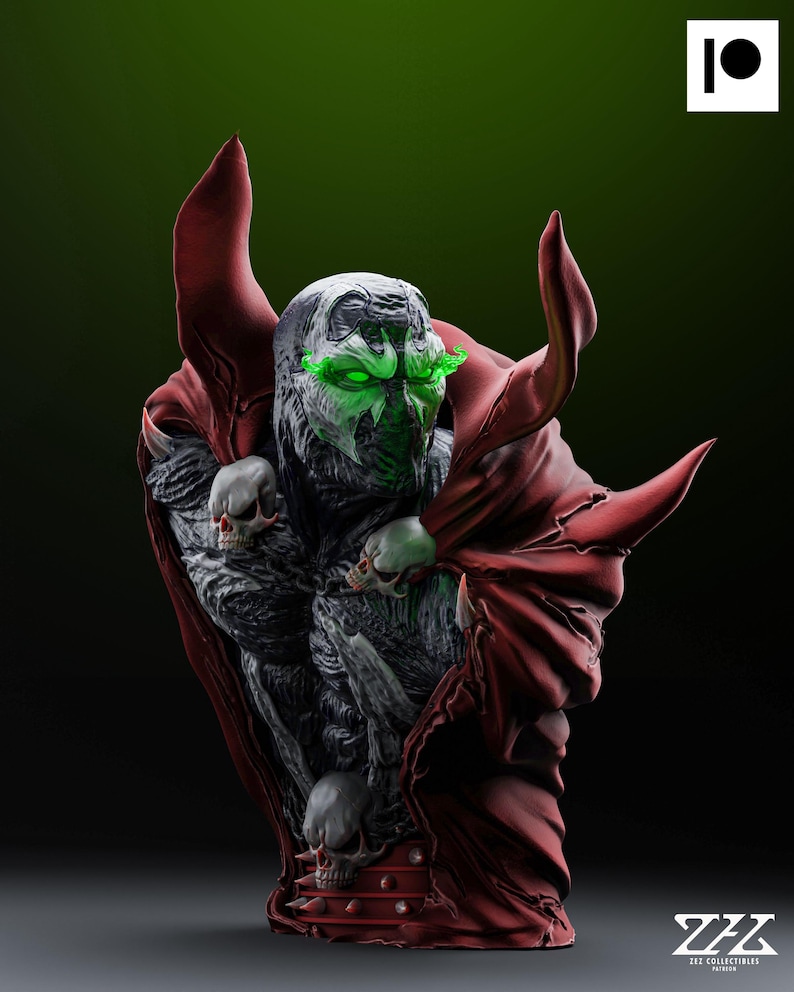 Spawn Bust by Zez (fan-art) | Ready to Print 12K and Paint ...
