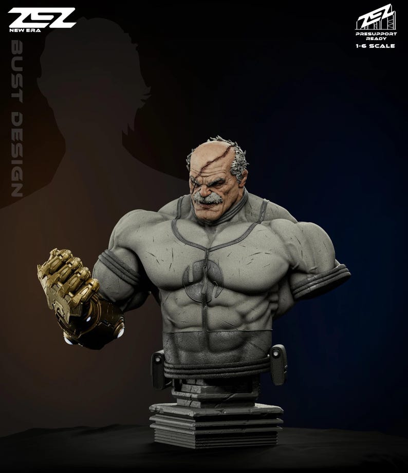 Conquest Bust by Zez (fan-art) | Ready to Print 12K and Paint | 1/4 ...