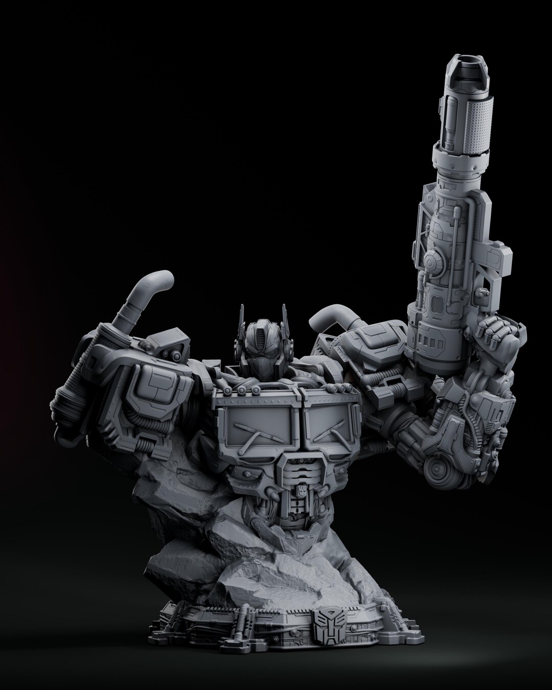 Optimus Prime Bust by Zez (fan-art) | Ready to Print 12K and Paint | 1/ ...