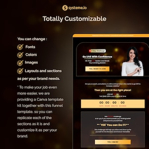 Systeme.io Challenge Funnel Template | Lead Magnet | Sales Funnel For Coaches (Sell VIP Pass) image 6