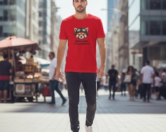 Red Panda Aviator Tee | Radicalized By Common Decency Graphic Shirt