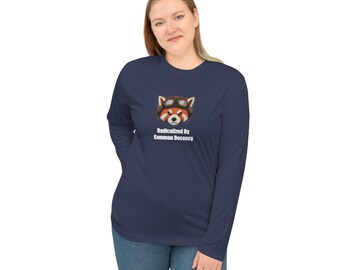 Red Panda Pilot Long Sleeve Shirt | Animal Graphic