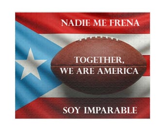 Puerto Rico Flag Football Puzzle | Together We Are America