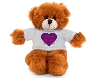 My Funny Valentine Plush | 8" Stuffed Animal with Custom Tee