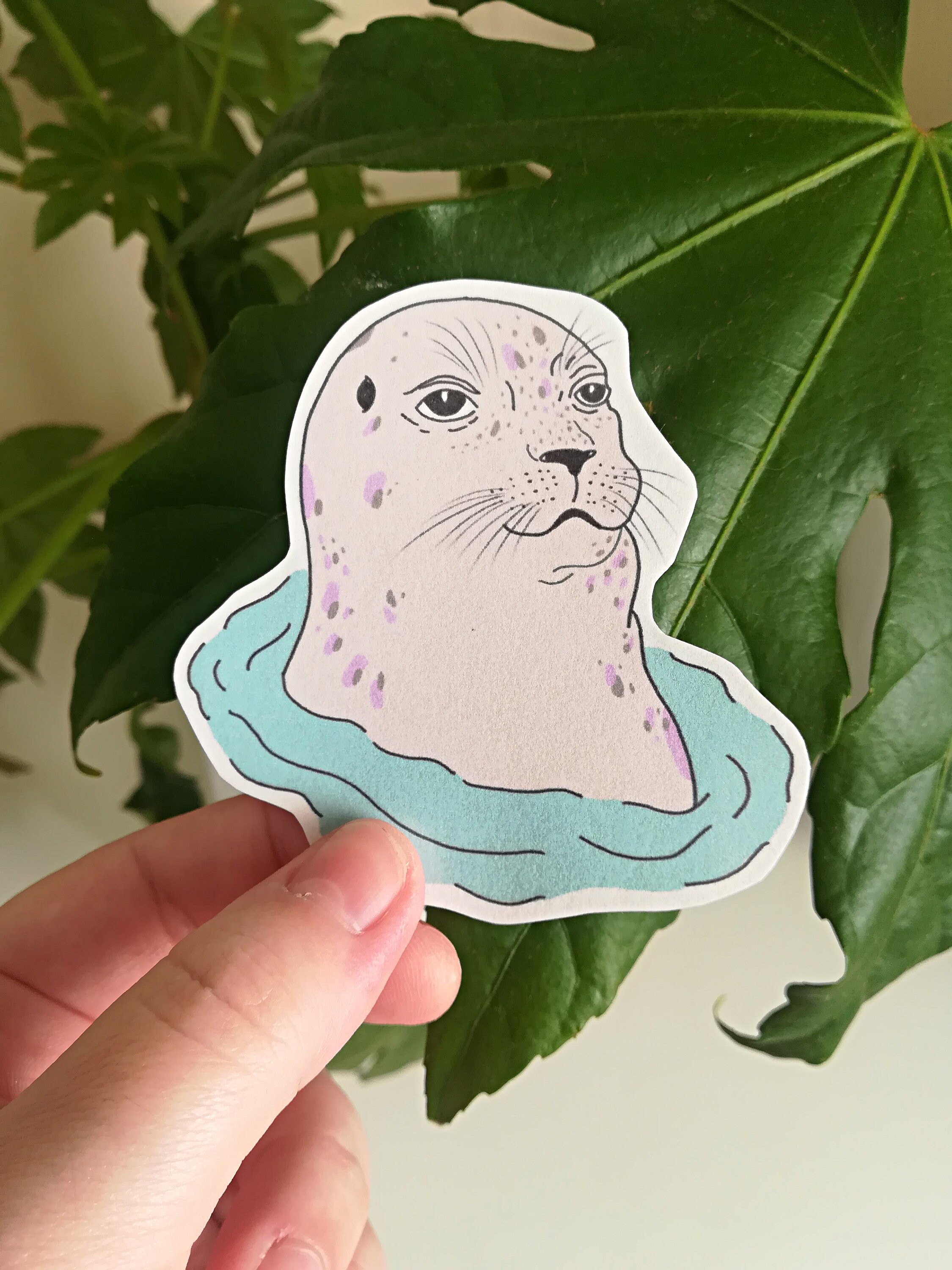 The seals Die Cut Stickers Pack Laptop Sticker Handmade Etsy
