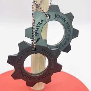Personalized COG Tags - Etsy