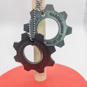 Personalized COG Tags - Etsy
