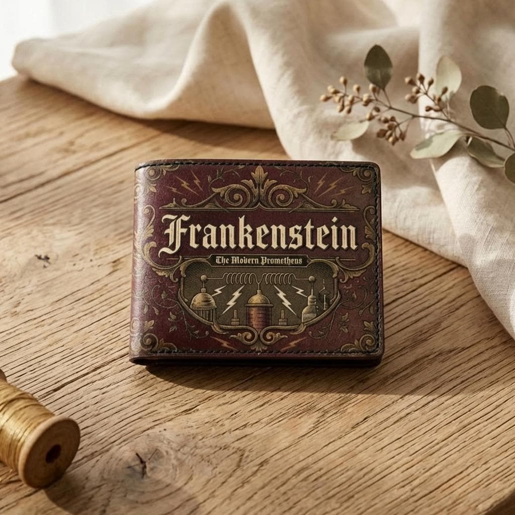 Frankenstein Mini Book Wallet, Literary Book Wallet Card Holder for ...