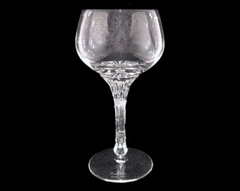 Rosenthal Studio Line SPLIT Pattern Wine Glass Goblet 24% Lead Crystal Pavel Hlava 1971-88 Amberg Bavaria Germany Postmodern Contemporary