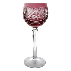 アンティーク クランベリー レッド ピンク 花瓶 ローズボウル カット