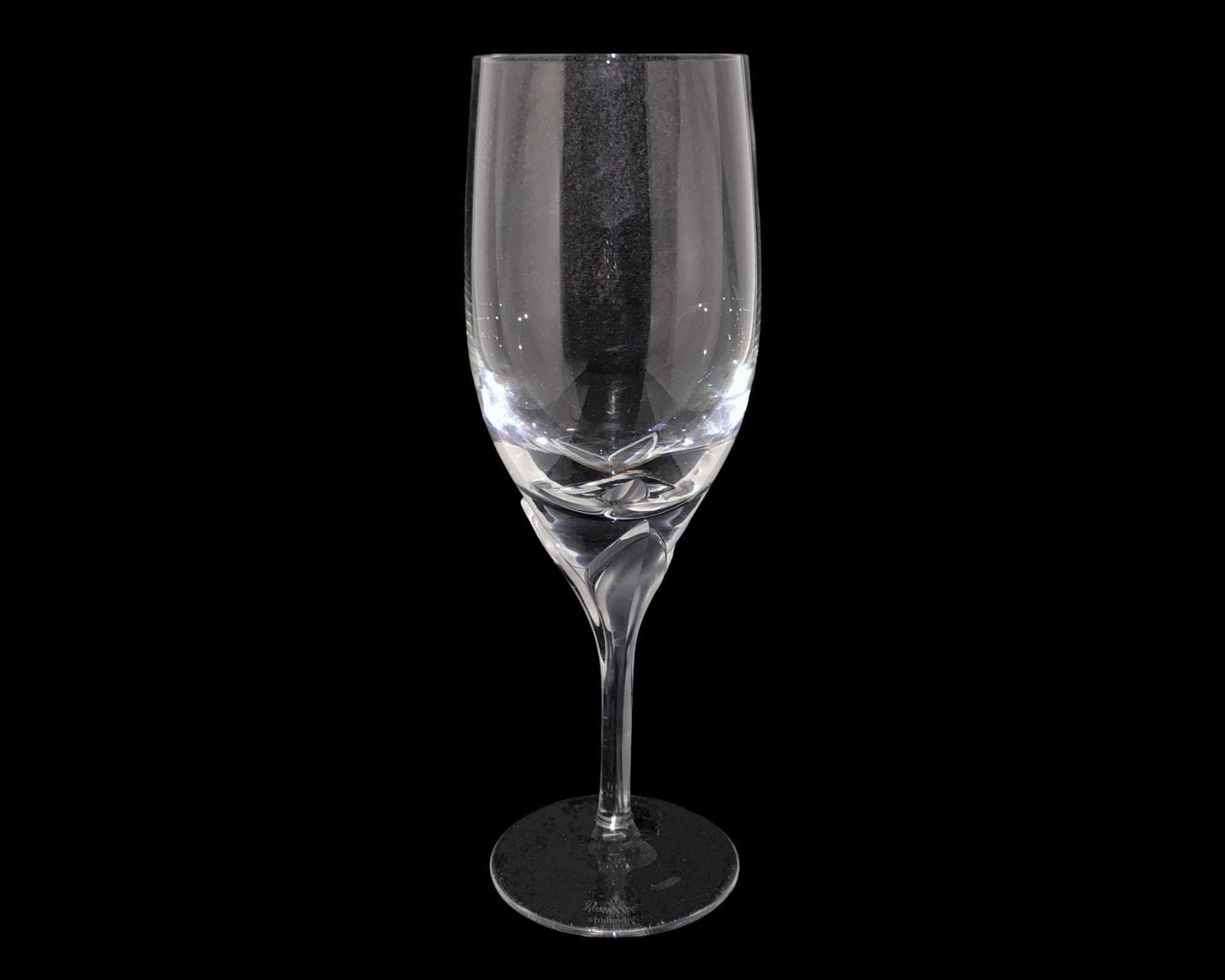 Rosenthal IRIS Pattern STUDIO LINE Beer Glass Goblet 24% Lead Crystal 1974-1991 Amberg Bavaria Germany Michael Boehm & Claus Josef Riedel