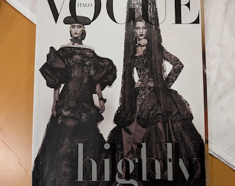 VOGUE Italia Vintage September 2007: Couture Fashion Magazine