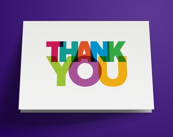 Printable Thank You Card, Instant Download