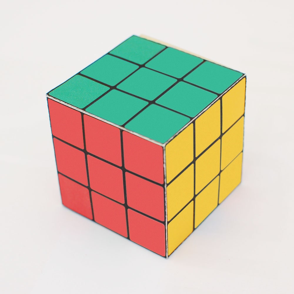 Rubik's Cube Printable Gift Box, Instant Download - Etsy