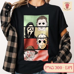 Slashers Png, Retro Halloween png, Horror Movie Png, Horror Halloween Sublimation, Scary Movie Png, Horror Png, Halloween Graphic Trendy Png