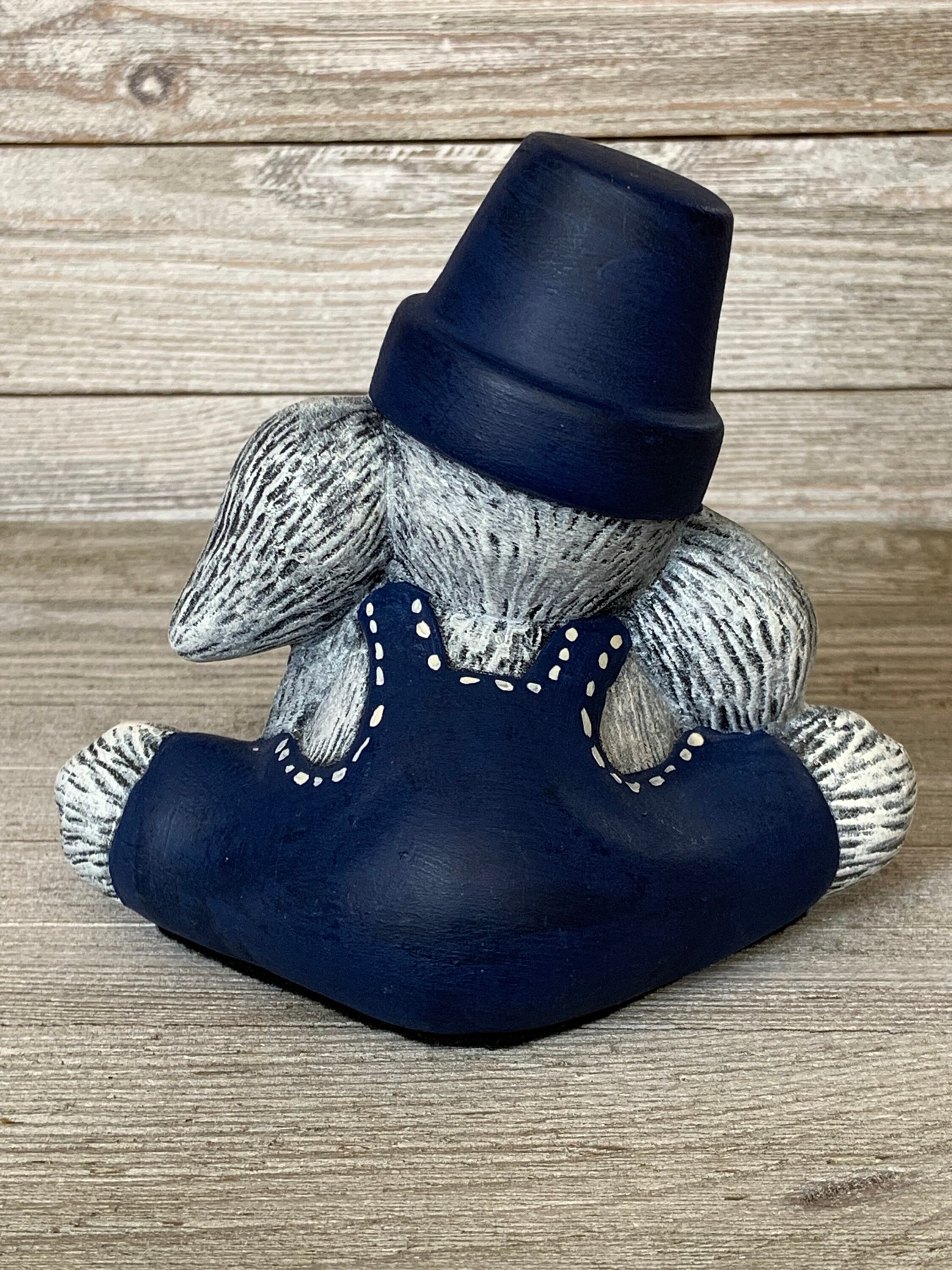 Vintage Handcrafted Ceramic Rabbit Figurine - Etsy