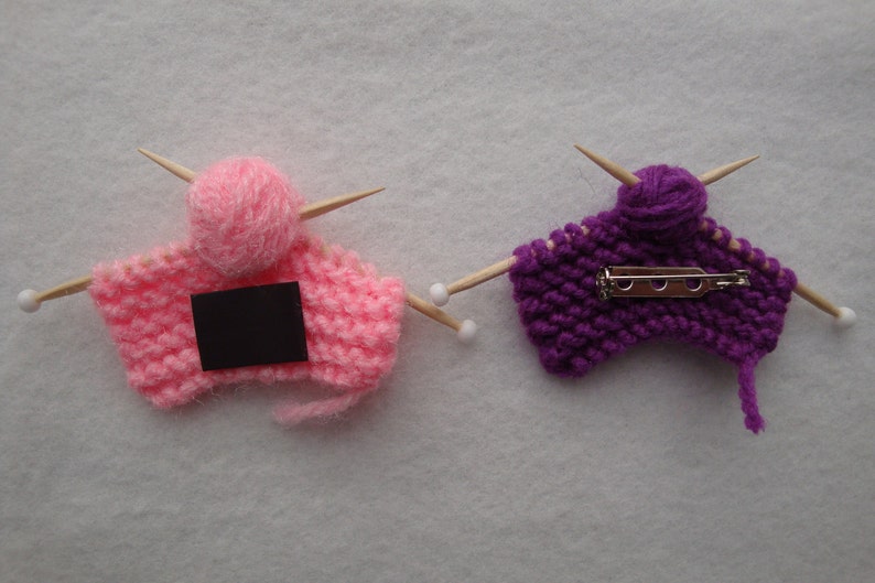 Miniature Knitting Pin or Etsy